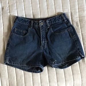Silver blue jean shorts, size 27
